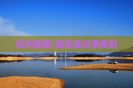 杭州高新:股东会议事规则
