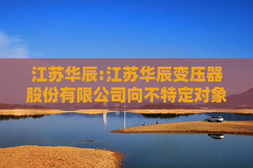 江苏华辰:江苏华辰变压器股份有限公司向不特定对象发行可转换公司债券募集说明书