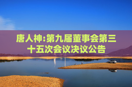 唐人神:第九届董事会第三十五次会议决议公告