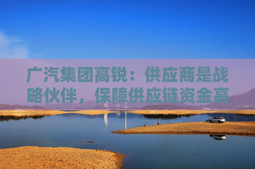 广汽集团高锐：供应商是战略伙伴，保障供应链资金高效运转