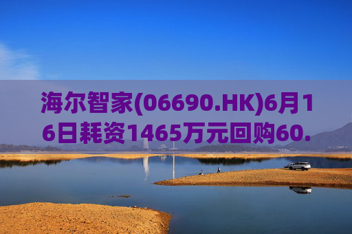 海尔智家(06690.HK)6月16日耗资1465万元回购60.2万股A股