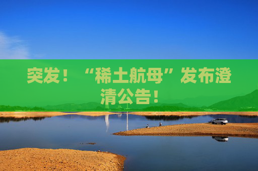 突发！“稀土航母”发布澄清公告！