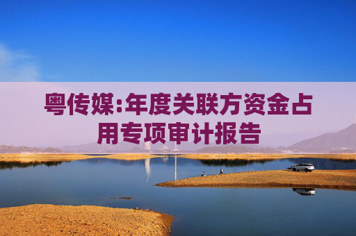 粤传媒:年度关联方资金占用专项审计报告