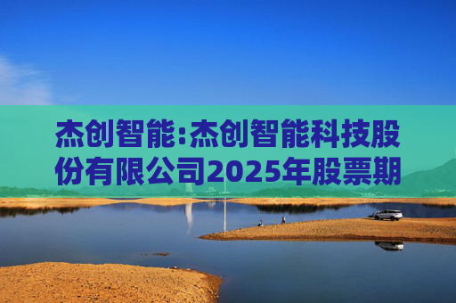 杰创智能:杰创智能科技股份有限公司2025年股票期权激励计划（草案）