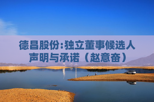 德昌股份:独立董事候选人声明与承诺（赵意奋）