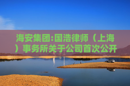 海安集团:国浩律师（上海）事务所关于公司首次公开发行股票并在主板上市的法律意见书