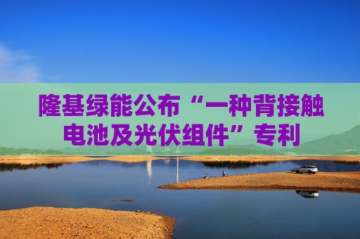 隆基绿能公布“一种背接触电池及光伏组件”专利