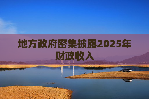地方政府密集披露2025年财政收入
