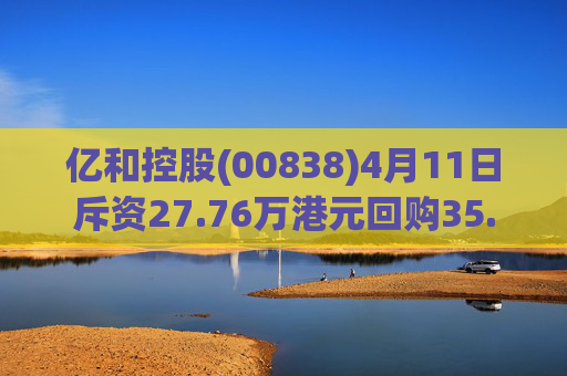 亿和控股(00838)4月11日斥资27.76万港元回购35.2万股  第1张