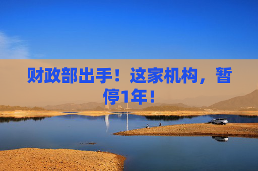 财政部出手！这家机构，暂停1年！