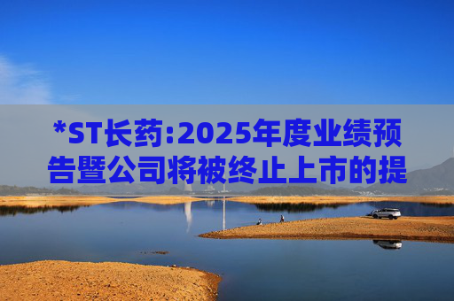 *ST长药:2025年度业绩预告暨公司将被终止上市的提示性公告