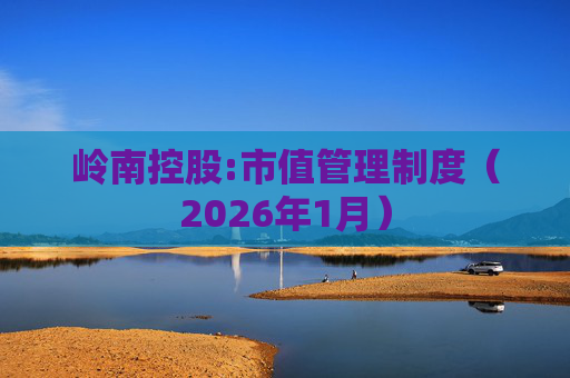 岭南控股:市值管理制度（2026年1月）