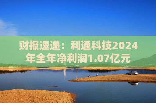 财报速递：利通科技2024年全年净利润1.07亿元