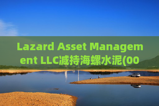 Lazard Asset Management LLC减持海螺水泥(00914)约1436.48万股 每股作价25.79港元  第1张