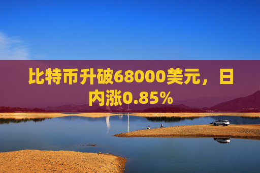 比特币升破68000美元，日内涨0.85%