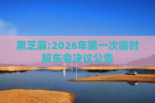 黑芝麻:2026年第一次临时股东会决议公告