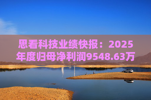 思看科技业绩快报：2025年度归母净利润9548.63万元，同比下降20.78%