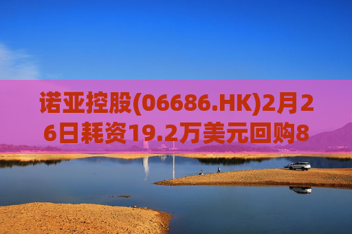 诺亚控股(06686.HK)2月26日耗资19.2万美元回购8万股