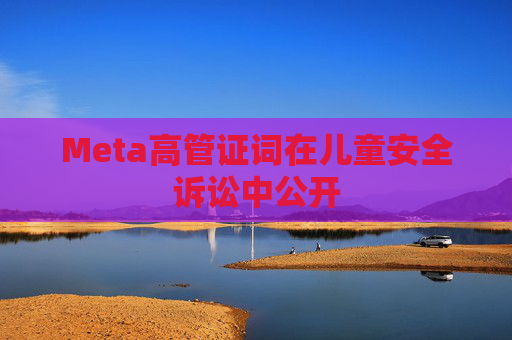 Meta高管证词在儿童安全诉讼中公开