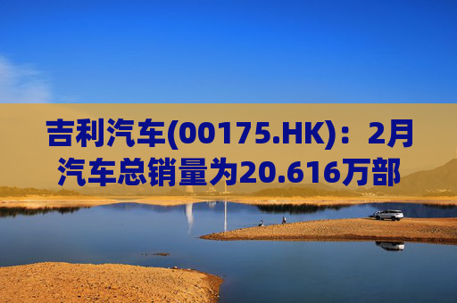 吉利汽车(00175.HK)：2月汽车总销量为20.616万部  第1张