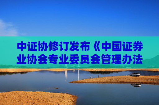 中证协修订发布《中国证券业协会专业委员会管理办法》，个人原因对行业声誉造成严重不良影响的委员将被解聘