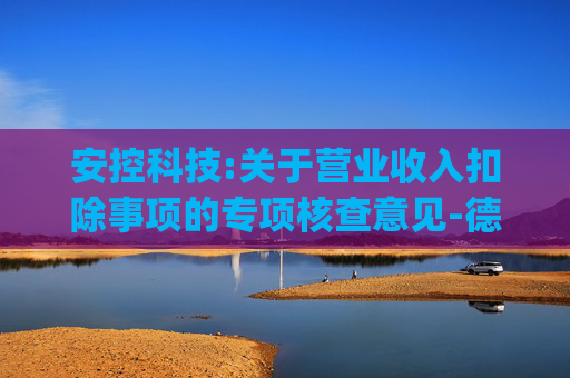 安控科技:关于营业收入扣除事项的专项核查意见-德皓核字[2025]00000612号