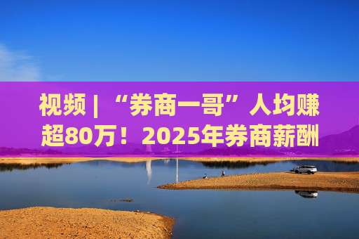 视频 | “券商一哥”人均赚超80万！2025年券商薪酬曝光，300万元以上的高管年薪已渐成历史  第1张