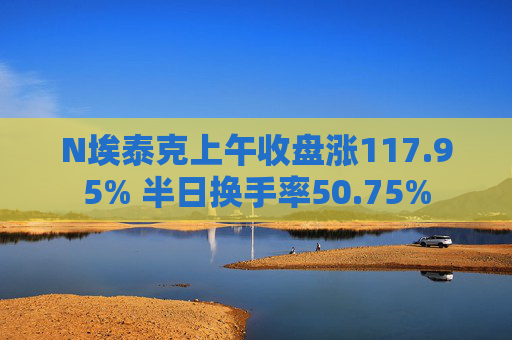 N埃泰克上午收盘涨117.95% 半日换手率50.75%
