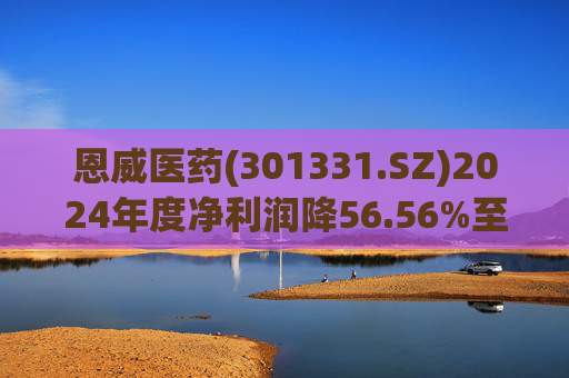 恩威医药(301331.SZ)2024年度净利润降56.56%至3749.75万元  拟10派1.8元