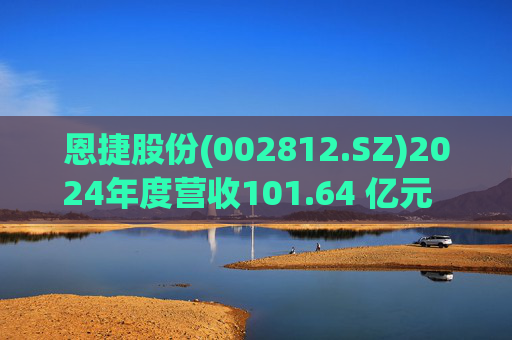 恩捷股份(002812.SZ)2024年度营收101.64 亿元  净亏损5.56亿元 第1张