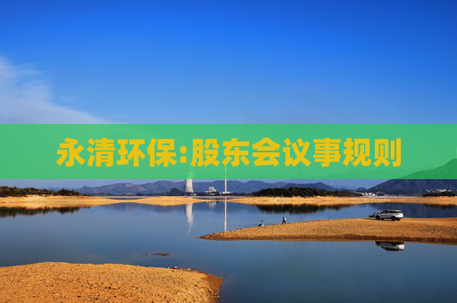 永清环保:股东会议事规则