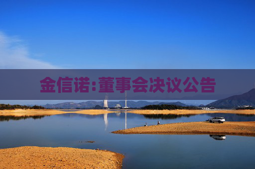 金信诺:董事会决议公告