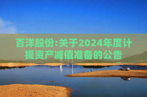 百洋股份:关于2024年度计提资产减值准备的公告