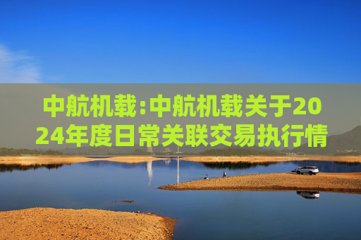 中航机载:中航机载关于2024年度日常关联交易执行情况的公告  第1张