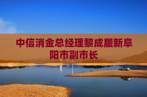 中信消金总经理黎成履新阜阳市副市长