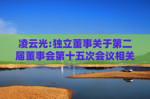凌云光:独立董事关于第二届董事会第十五次会议相关事项的独立意见  第1张