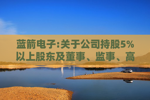 蓝箭电子:关于公司持股5%以上股东及董事、监事、高级管理人员减持股份预披露的公告  第1张