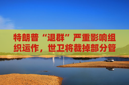 特朗普“退群”严重影响组织运作，世卫将裁掉部分管理人员  第1张
