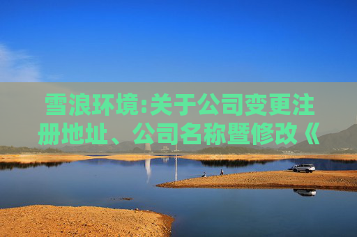 雪浪环境:关于公司变更注册地址、公司名称暨修改《公司章程》的公告