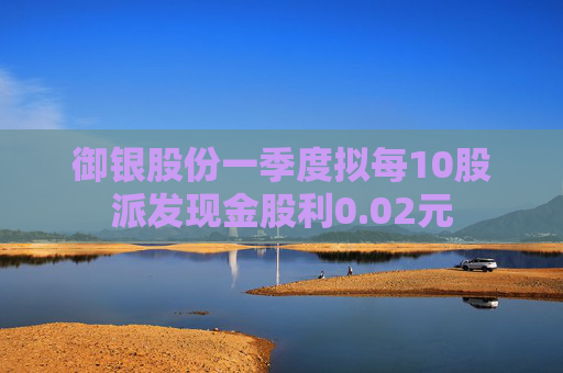 御银股份一季度拟每10股派发现金股利0.02元