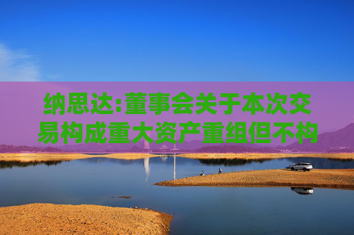 纳思达:董事会关于本次交易构成重大资产重组但不构成重组上市的说明