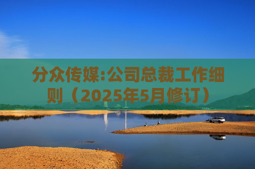 分众传媒:公司总裁工作细则（2025年5月修订）