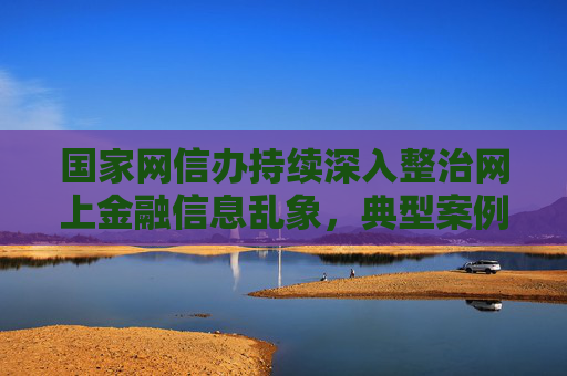 国家网信办持续深入整治网上金融信息乱象，典型案例公布