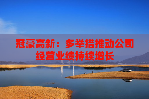 冠豪高新：多举措推动公司经营业绩持续增长