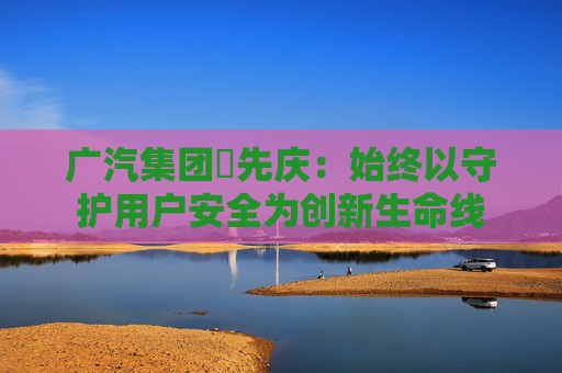 广汽集团閤先庆：始终以守护用户安全为创新生命线