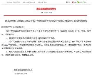 张子学获批担任国民养老监事