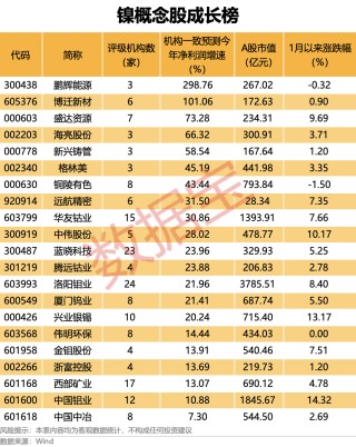 暴涨近3.6万元/吨，“妖镍”起飞（附股）