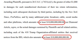 “避税大师”特朗普起诉美国税局和财政部，索赔100亿美元