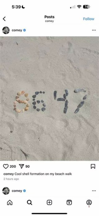 特朗普指控前FBI局长社交媒体发帖“暗示刺杀总统”