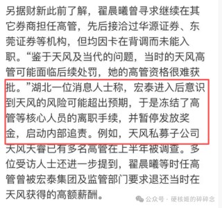 新华基金前董事长翟晨曦被传“进去了”｜债券女王半生传奇（4千字长文）